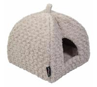 JACK AND VANILLA, Cesta para Perro, Igloo, Modelo Softy, Color Rosette Beige, Talla XS, 40 x 40 x 40 cm