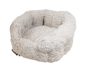 JACK AND VANILLA, Cesta para Perro, Modelo Shell Basket, Color Gris, Talla S, 40 x 35 cm
