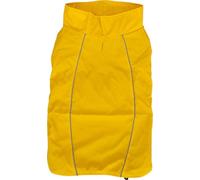 JACK AND VANILLA, Chaqueta Impermeable sin Capucha para Actividades al Aire Libre, Color Amarillo Brillante, Talla XL, Longitud 60 cm, Ideal para Pesca y Senderismo, Modelo Fisherman