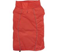 JACK AND VANILLA, Chaqueta Impermeable sin Capucha para Actividades al Aire Libre, Color Rojo Brillante, Talla M/L, Longitud 45 cm, diseño Moderno y Transpirable para una Comodidad óptima, Modelo