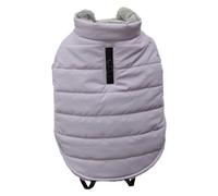 JACK AND VANILLA, Chaqueta Polar Elegante para Perros pequeños, Confort y Estilo, Ajuste, Lavable a máquina, Detalles Reflectantes, Talla XS, Color púrpura, Modelo 5Th Avenue Dogwalk