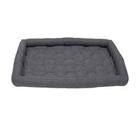 JACK AND VANILLA, Colchón Impermeable para Animales, Confort óptimo de Espuma, fácil de Mantener, diseño Moderno, Gris Claro, tamaño 85x55x7 cm