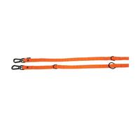 JACK AND VANILLA, Correa de Entrenamiento para Perros, Modelo Comfort Tube Nylon, Color Naranja, Tamaño 20 mm x 200 cm