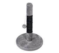 JACK AND VANILLA, diseño de rascador para Gatos, Duradero y Resistente, Ideal para Espacios pequeños, rincón de Descanso y Juego, fácil de Limpiar, Dimensiones 30 x 30 x 45 cm, Color Gris Negro