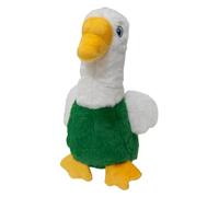 JACK AND VANILLA, Doudou Pato con Squeeker para Perros y Gatos, Juguete de Tela Suave y Duradera, estimula el Juego, Talla 18 cm, Color Amarillo, para Todas Las Razas