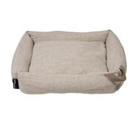 JACK AND VANILLA, Elegante sofá Beige para Espacios pequeños, diseño Moderno y cómodo, Ideal para Apartamentos, fácil de Mantener, Dimensiones 55 x 50 x 12 cm, Modelo Luxor
