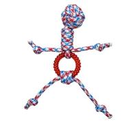 JACK AND VANILLA, Juguete de mascar Duradero para Perros, Resistente a Las mandíbulas potentes, estimulación Mental, fácil de Limpiar, 35 cm, Color Brillante, Modelo Borabora