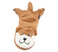 JACK AND VANILLA, Juguete de Peluche Nutria marrón, para Perros, 30 cm, diseño Realista, Sonido y Lavable, Ideal para Juegos interactivos, Color Brillante, Modelo de Flatties