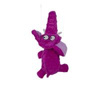 JACK AND VANILLA, Juguete Interactivo de Peluche para Perro con Forma de Elefante, Suave y Duradero, Ideal para el Juego, 28 cm, Color Rosa, Modelo Bubble Plush