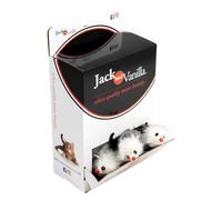 JACK AND VANILLA, Juguetes interactivos para Gatos, ratón de Tela de Colores, estimulan el Instinto de Caza, duraderos y no tóxicos, tamaño 7 cm, Surtidos en Colores Vivos, Modelo Cat Toys