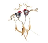 JACK AND VANILLA, Juguetes para Gatos de Pollo Surtidos, no tóxicos y duraderos, 7,5 cm, Colores Vivos, Texturas variadas, fáciles de Limpiar, para un Juego Activo y Seguro, Modelo Cat Toys