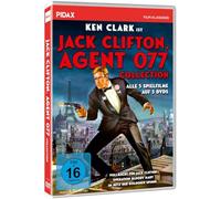 Jack Clifton, Agent 077 (Trilogie) Box Collection / Alle 3 Kultfilme mit Ken Clark (Pidax Film-Klassiker) [3 DVDs] [Alemania] [DVD]