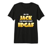 Jack Costume Idgaf Funny Meme Halloween Costume For Jacks Camiseta Premium
