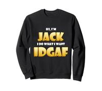 Jack Costume Idgaf Funny Meme Halloween Costume For Jacks Sudadera
