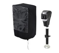 Jack Cover, Tongue Jack Protector, 10x5.2x13.94 Inches Multipurpose Design, Weather Resistant Shield, Trailer Accessories for RV, Mobile, Home, Camping, Outdoor and Roadside Repair, Black