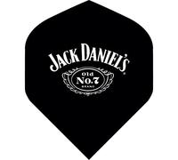 Jack Daniel's Plumas para dardos con licencia oficial | Standard No2 | Cartouche Logo (F3164) 1 juego de 3