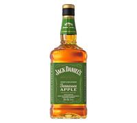 Jack Daniel's Tennessee Apple Whiskey, Whisky, 35% Vol., 1 Litro | Whisky americano premium con licor de manzana, sabor refrescante a manzana verde, ideal con hielo, soda, tónica o limonada.
