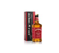 Jack Daniel's Tennessee Fire Whiskey, Caja Metálica de regalo, 700 ml
