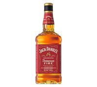 Jack Daniel's Tennessee Fire Whiskey, Whisky, 35% Vol., 1 Litro | Whisky americano premium con licor de canela, sabor cálido y especiado a canela y clavo, ideal solo, con hielo o ginger ale.