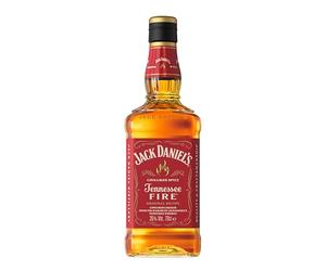 Jack Daniel's Tennessee Fire Whiskey, Whisky, 35 % Vol., 700 ml | Whisky americano premium con licor de canela, sabor cálido y especiado a canela y clavo, ideal solo, con hielo o ginger ale.