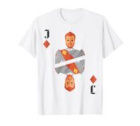 Jack De Diamantes De Diamantes Baraja De Cartas Halloween Camiseta