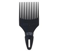 Jack Dean by Denman (D17) - Peine voluminizador de rizos (negro) para separar, peinar, definir, mejorar y aumentar los rizos