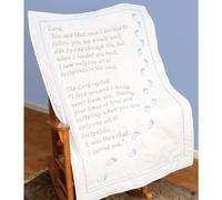 Jack Dempsey con Sello Blanco Lap Colcha Superior, Huellas