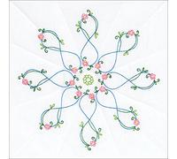 Jack Dempsey Juego de Bloques de edredón Stamped White, Multicolor, 24.76 x 15.24 x 1.9 cm