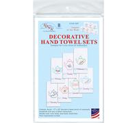 Jack Dempsey Stamped Decorative Hand Towels 15""X30"" 7/Pkg-Teapots Of The Week 340 687