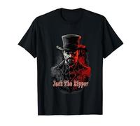 Jack el Destripador Rojo Gráfico Camiseta