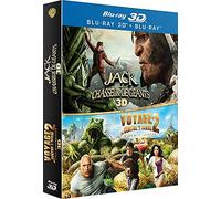 Jack et le chasseur de géants 3D + Voyage au centre de la Terre 2, l'île mystérieuse 3D [Francia] [Blu-ray]