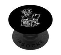 Jack In The Box Juguete Uniforme De Empleado De Guardería PopSockets PopGrip Adhesivo
