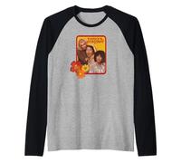 Jack & Janet & Chrissy Three's Company Retro Floral Graphic Camiseta Manga Raglan