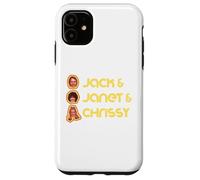 Jack & Janet & Chrissy Three's Company Roommate Faces Retro Carcasa para iPhone 11