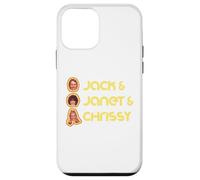 Jack & Janet & Chrissy Three's Company Roommate Faces Retro Carcasa para iPhone 12 Mini
