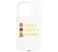 Jack & Janet & Chrissy Three's Company Roommate Faces Retro Carcasa para iPhone 15 Pro