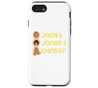 Jack & Janet & Chrissy Three's Company Roommate Faces Retro Carcasa para iPhone SE (2020) / 7/8