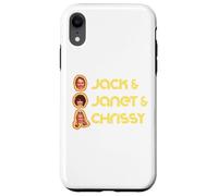 Jack & Janet & Chrissy Three's Company Roommate Faces Retro Carcasa para iPhone XR