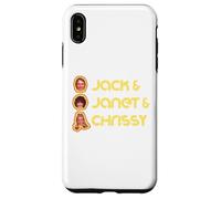 Jack & Janet & Chrissy Three's Company Roommate Faces Retro Carcasa para iPhone XS MAX