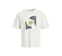 Jack&Jones (12240550) Hombre Talla Grande Jorpalma Aop Camiseta En Azul Pálido