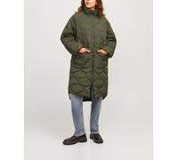 Jack & Jones Abrigo acolchado de mujer. Verde militar 40 (L)