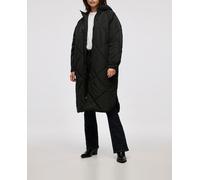 Jack & Jones Abrigo acolchado largo con dibujo de mujer. Negro 42/XL