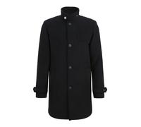 JACK & JONES Abrigo de lana Jjemelton Sn para hombre (paquete de 1), Negro, L