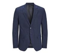 JACK & JONES Americana de un Solo Pecho para Hombre Talla Grande Corte Regular Blazer, Azul Marino, 68 Grande