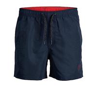 JACK & JONES Bañador para Hombre Jpstfiji Jjswim Solid Sn PS, Azul Marino, 40 Grande