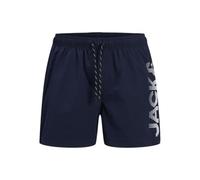 JACK & JONES Bañador para Hombre JPSTMAUI JJSWIM Splice Logo S M L XL XXL, Azul Marino, L