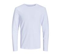 JACK & JONES Basic O-Neck tee L/S Noos - Camiseta Hombre, Color Blanco, Talla Medium