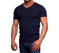Jack & Jones Basic V-neck Tee S/S Noos Camiseta, Azul Marino, M Hombre