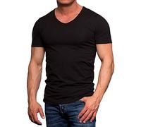 Jack & Jones Basic V-neck Tee S/S Noos Camiseta, Black C N 010, L Hombre