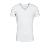 JACK & JONES Basic V-Neck tee S/S Noos Camiseta, Blanco (Optical White), XL